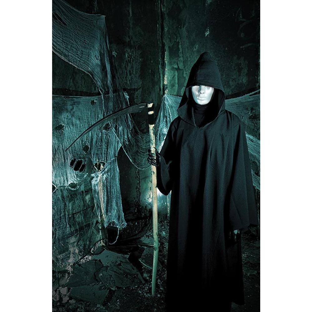 Halloween Horror Canvas Painting Synthetic Frame-Paintings MDF Framing-AFF_FR-IC 5001407 IC 5001407, Art and Paintings, Black, Black and White, Fantasy, Gothic, Holidays, People, halloween, horror, canvas, painting, synthetic, frame, abandoned, art, cape, cemetery, clothes, costume, cruel, danger, dangerous, dark, dead, death, demon, devil, dress, evil, eyes, face, fear, female, ghost, girl, gloomy, hell, holiday, house, indoor, mystery, night, nightmare, old, person, reaper, robe, satanic, scary, terrify, 