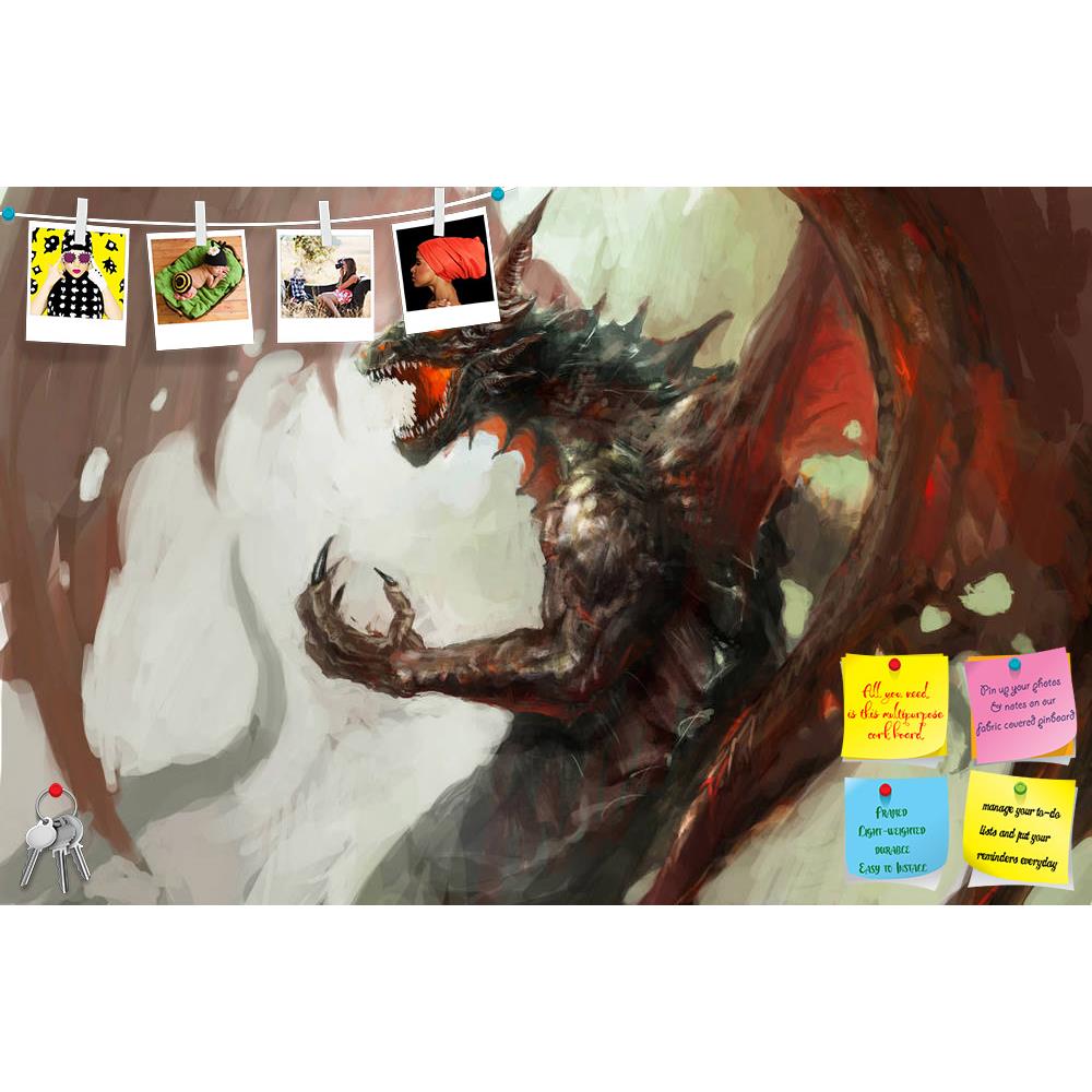 ArtzFolio Dragon D2 Printed Bulletin Board Notice Pin Board Soft Board | Frameless-Bulletin Boards Frameless-AZSAO14801374BLB_FL_L-Image Code 5001408 Vishnu Image Folio Pvt Ltd, IC 5001408, ArtzFolio, Bulletin Boards Frameless, Fantasy, Fine Art Reprint, dragon, d2, printed, bulletin, board, notice, pin, soft, frameless, illustration, mythology, creature, pin up board, push pin board, extra large cork board, big pin board, notice board, small bulletin board, cork board, wall notice board, giant cork board, 