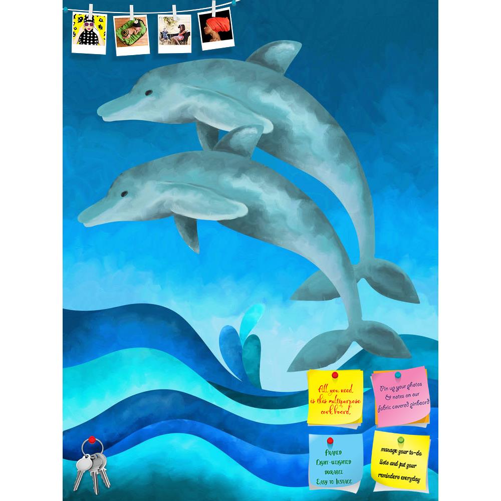 ArtzFolio Two Blue Dolphins Printed Bulletin Board Notice Pin Board Soft Board | Frameless-Bulletin Boards Frameless-AZSAO14812485BLB_FL_L-Image Code 5001411 Vishnu Image Folio Pvt Ltd, IC 5001411, ArtzFolio, Bulletin Boards Frameless, Animals, Kids, Digital Art, two, blue, dolphins, printed, bulletin, board, notice, pin, soft, frameless, background, pin up board, push pin board, extra large cork board, big pin board, notice board, small bulletin board, cork board, wall notice board, giant cork board, bulle