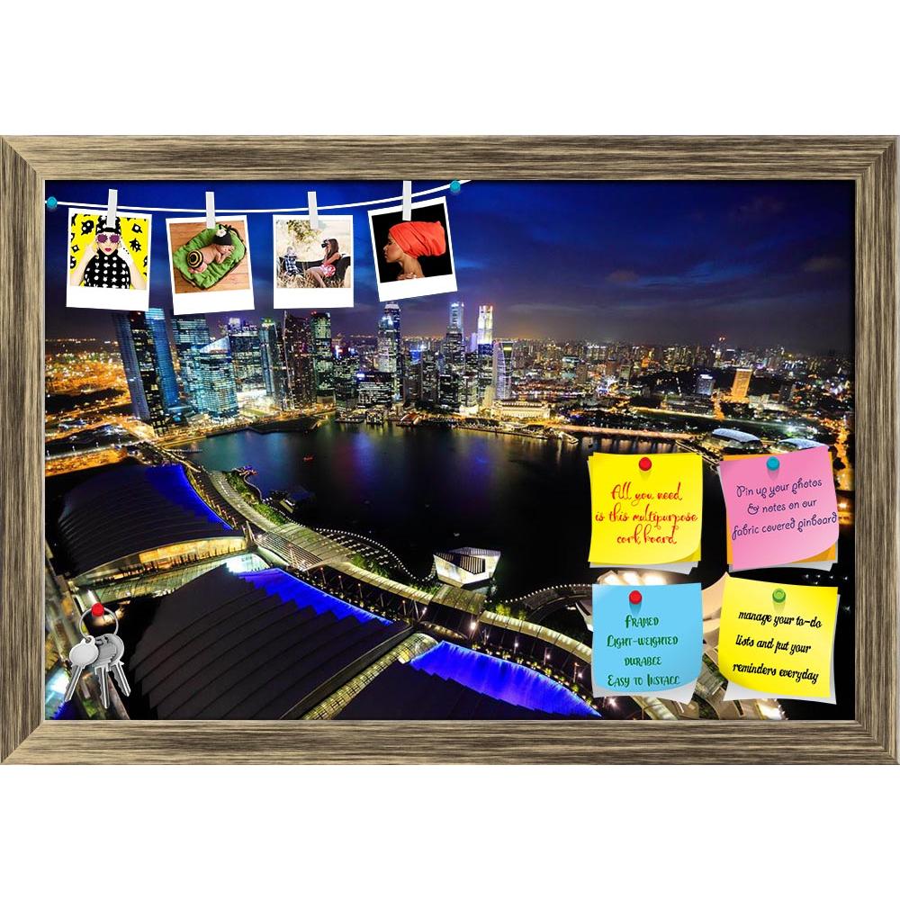 ArtzFolio Singapore City Skyline At Night Printed Bulletin Board Notice Pin Board Soft Board | Framed-Bulletin Boards Framed-AZSAO14829565BLB_FR_L-Image Code 5001414 Vishnu Image Folio Pvt Ltd, IC 5001414, ArtzFolio, Bulletin Boards Framed, Places, Photography, singapore, city, skyline, at, night, printed, bulletin, board, notice, pin, soft, framed, architecture, asia, bay, building, business, center, central, cityscape, commercial, district, downtown, dusk, evening, exterior, famous, finance, financial, il