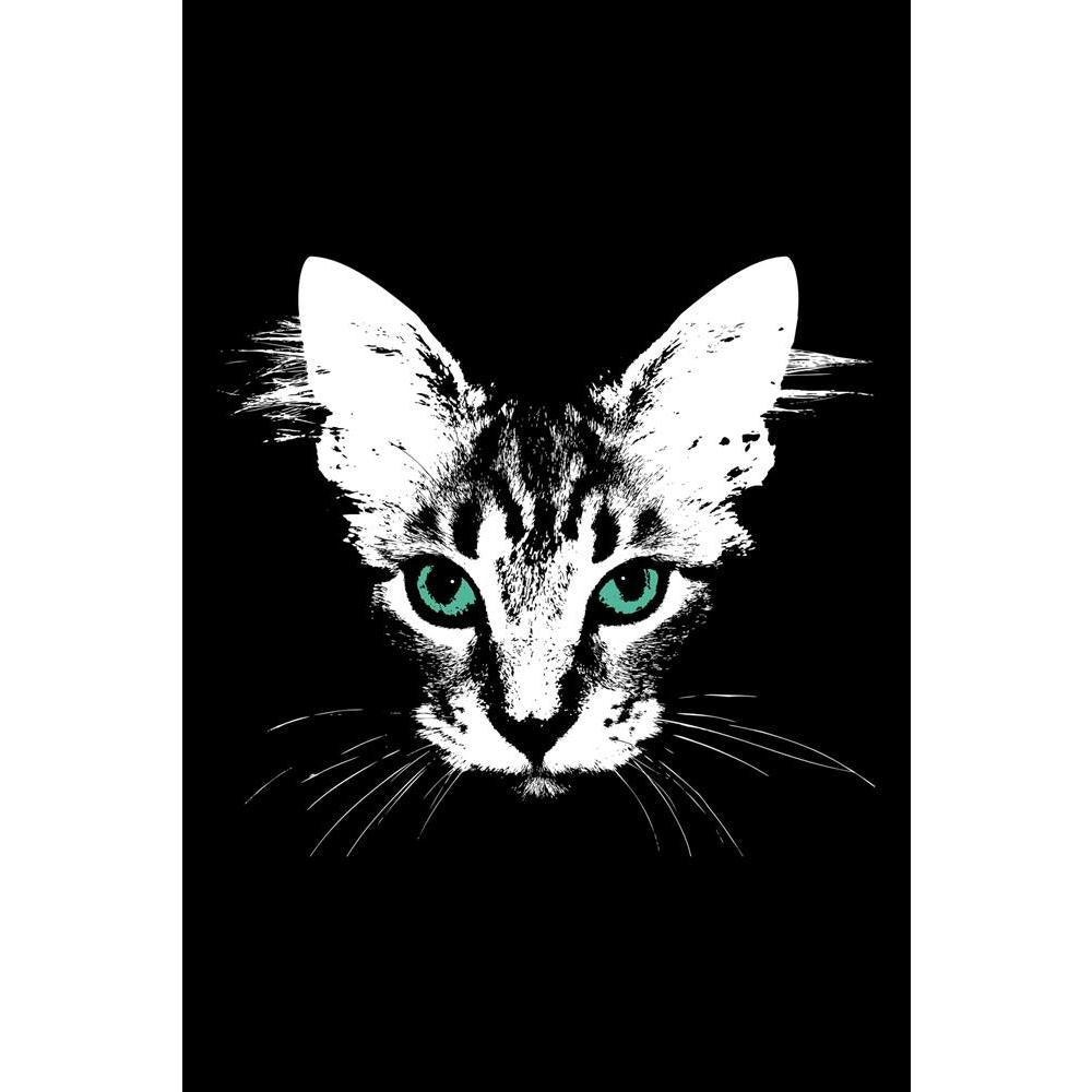 ArtzFolio Head Of A Cat With Green Eyes Unframed Paper Poster-Paper Posters Unframed-AZART14882766POS_UN_L-Image Code 5001426 Vishnu Image Folio Pvt Ltd, IC 5001426, ArtzFolio, Paper Posters Unframed, Animals, Digital Art, head, of, a, cat, with, green, eyes, unframed, paper, poster, wall, large, size, for, living, room, home, decoration, big, framed, decor, posters, pitaara, box, modern, art, frame, bedroom, amazonbasics, door, drawing, small, decorative, office, reception, multiple, friends, images, repri