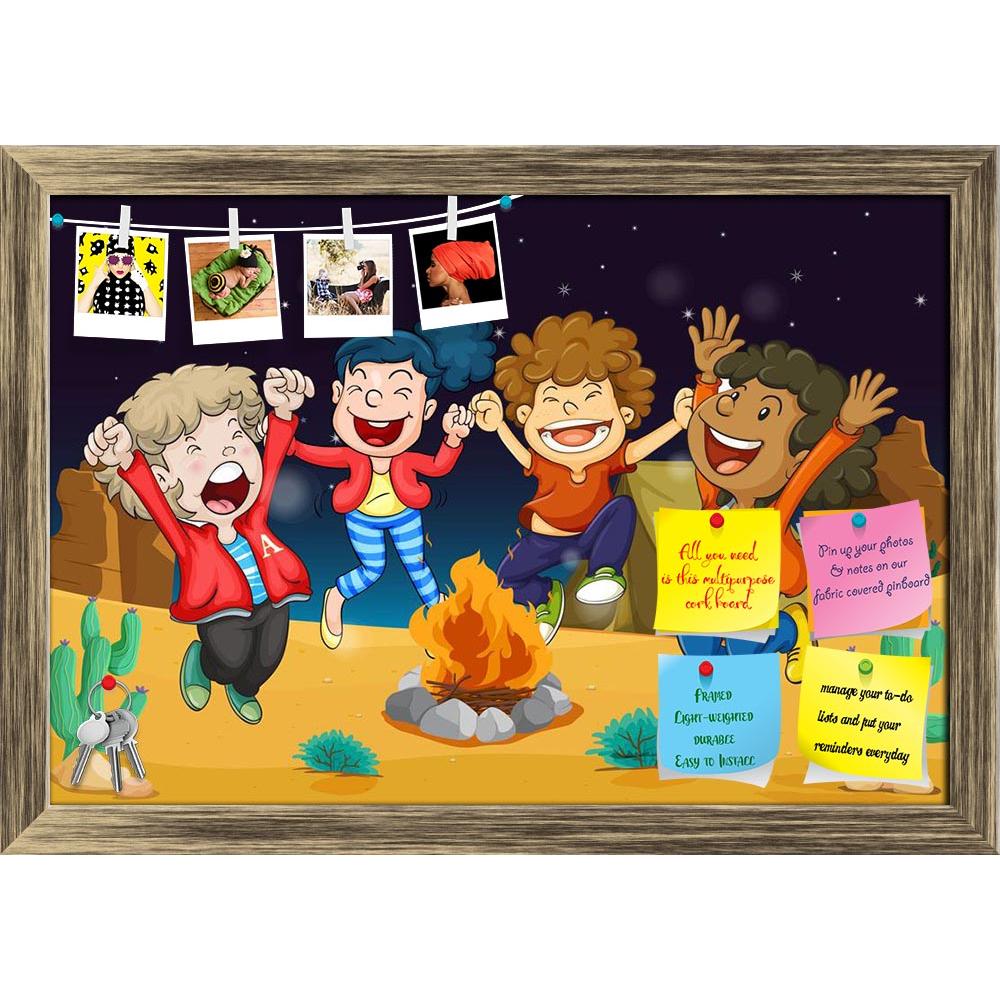 ArtzFolio Boys Near Fire Printed Bulletin Board Notice Pin Board Soft Board | Framed-Bulletin Boards Framed-AZSAO14891687BLB_FR_L-Image Code 5001429 Vishnu Image Folio Pvt Ltd, IC 5001429, ArtzFolio, Bulletin Boards Framed, Kids, Digital Art, boys, near, fire, printed, bulletin, board, notice, pin, soft, framed, illustration, dark, night, pin up board, push pin board, extra large cork board, big pin board, notice board, small bulletin board, cork board, wall notice board, giant cork board, bulletin board, o