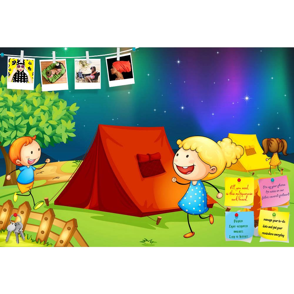ArtzFolio Kids Near Fire Printed Bulletin Board Notice Pin Board Soft Board | Frameless-Bulletin Boards Frameless-AZSAO14891978BLB_FL_L-Image Code 5001430 Vishnu Image Folio Pvt Ltd, IC 5001430, ArtzFolio, Bulletin Boards Frameless, Kids, Digital Art, near, fire, printed, bulletin, board, notice, pin, soft, frameless, illustration, dark, night, pin up board, push pin board, extra large cork board, big pin board, notice board, small bulletin board, cork board, wall notice board, giant cork board, bulletin bo