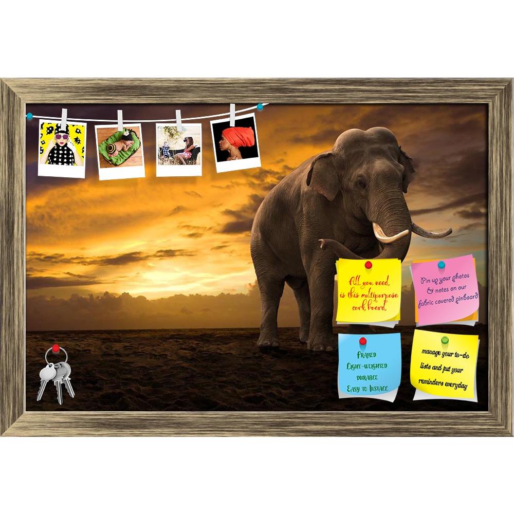 ArtzFolio Elephant Walking Outdoor On Sunset Printed Bulletin Board Notice Pin Board Soft Board | Framed-Bulletin Boards Framed-AZSAO14898513BLB_FR_L-Image Code 5001431 Vishnu Image Folio Pvt Ltd, IC 5001431, ArtzFolio, Bulletin Boards Framed, Animals, Photography, elephant, walking, outdoor, on, sunset, printed, bulletin, board, notice, pin, soft, framed, pin up board, push pin board, extra large cork board, big pin board, notice board, small bulletin board, cork board, wall notice board, giant cork board,
