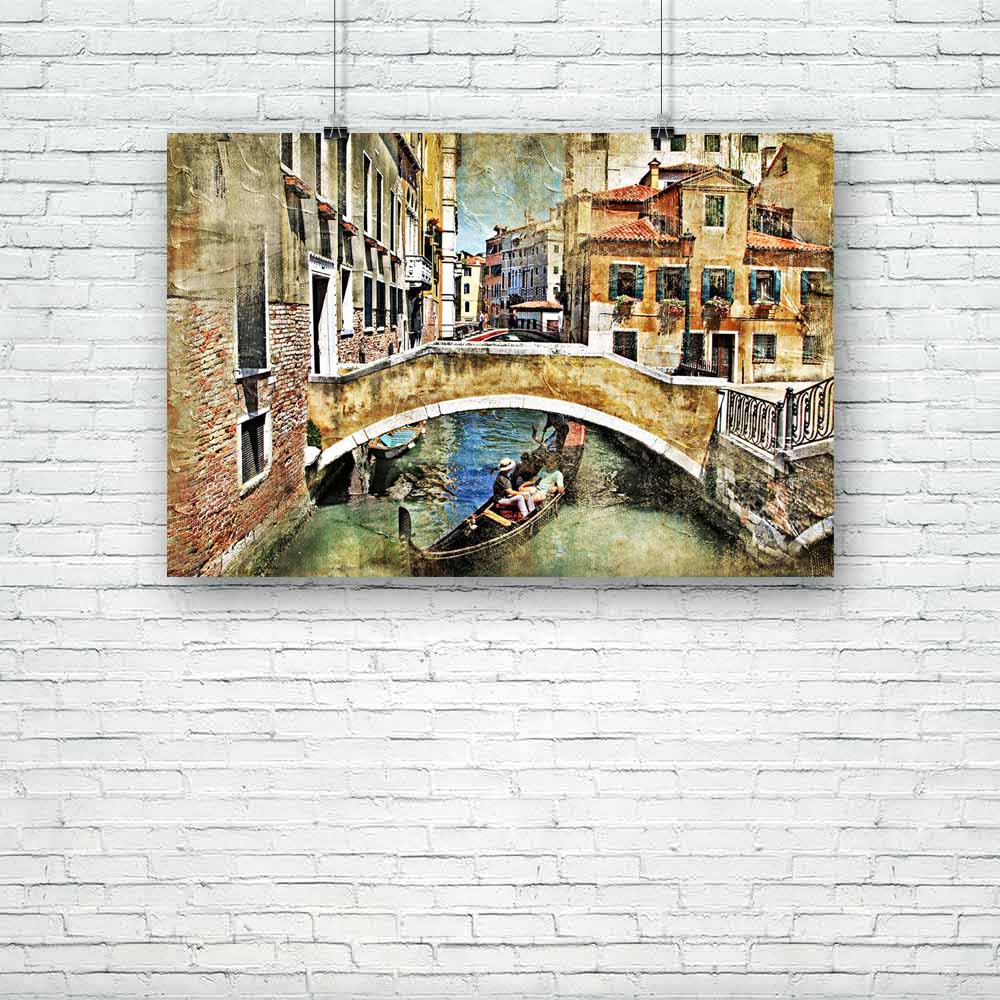 Romantic Venice D1 Unframed Paper Poster-Paper Posters Unframed-POS_UN-IC 5001441 IC 5001441, Ancient, Architecture, Art and Paintings, Automobiles, Boats, Cities, City Views, Culture, Ethnic, Historical, Holidays, Italian, Landmarks, Medieval, Nautical, Paintings, People, Places, Retro, Sports, Sunsets, Traditional, Transportation, Travel, Tribal, Vehicles, Vintage, World Culture, romantic, venice, d1, unframed, paper, poster, art, artistic, artwork, attractive, boat, building, canal, channel, city, detail