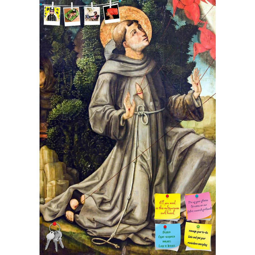 ArtzFolio St Francis Printed Bulletin Board Notice Pin Board Soft Board | Frameless-Bulletin Boards Frameless-AZSAO14973848BLB_FL_L-Image Code 5001442 Vishnu Image Folio Pvt Ltd, IC 5001442, ArtzFolio, Bulletin Boards Frameless, Religious, Fine Art Reprint, st, francis, printed, bulletin, board, notice, pin, soft, frameless, pin up board, push pin board, extra large cork board, big pin board, notice board, small bulletin board, cork board, wall notice board, giant cork board, bulletin board, office notice b