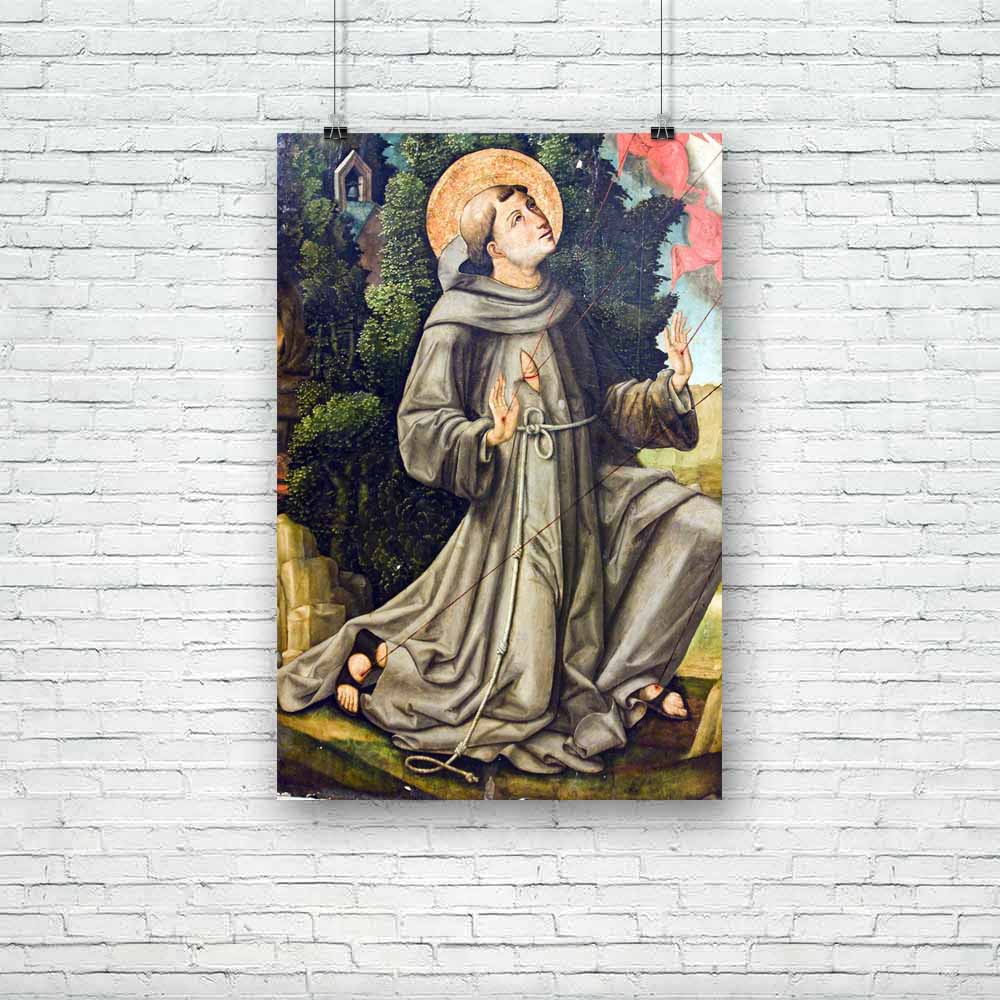St Francis Unframed Paper Poster-Paper Posters Unframed-POS_UN-IC 5001442 IC 5001442, Art and Paintings, Christianity, Jesus, Love, Religion, Religious, Romance, Signs and Symbols, Spiritual, Symbols, st, francis, unframed, paper, poster, catholic, art, artwork, basilica, beauty, belief, blessed, care, chapel, christ, christian, church, europe, faith, god, holy, peace, pilgrim, pilgrimage, pray, protector, sacred, saint, sanctuary, spirituality, symbol, tradition, worship, artzfolio, posters, wall posters, 