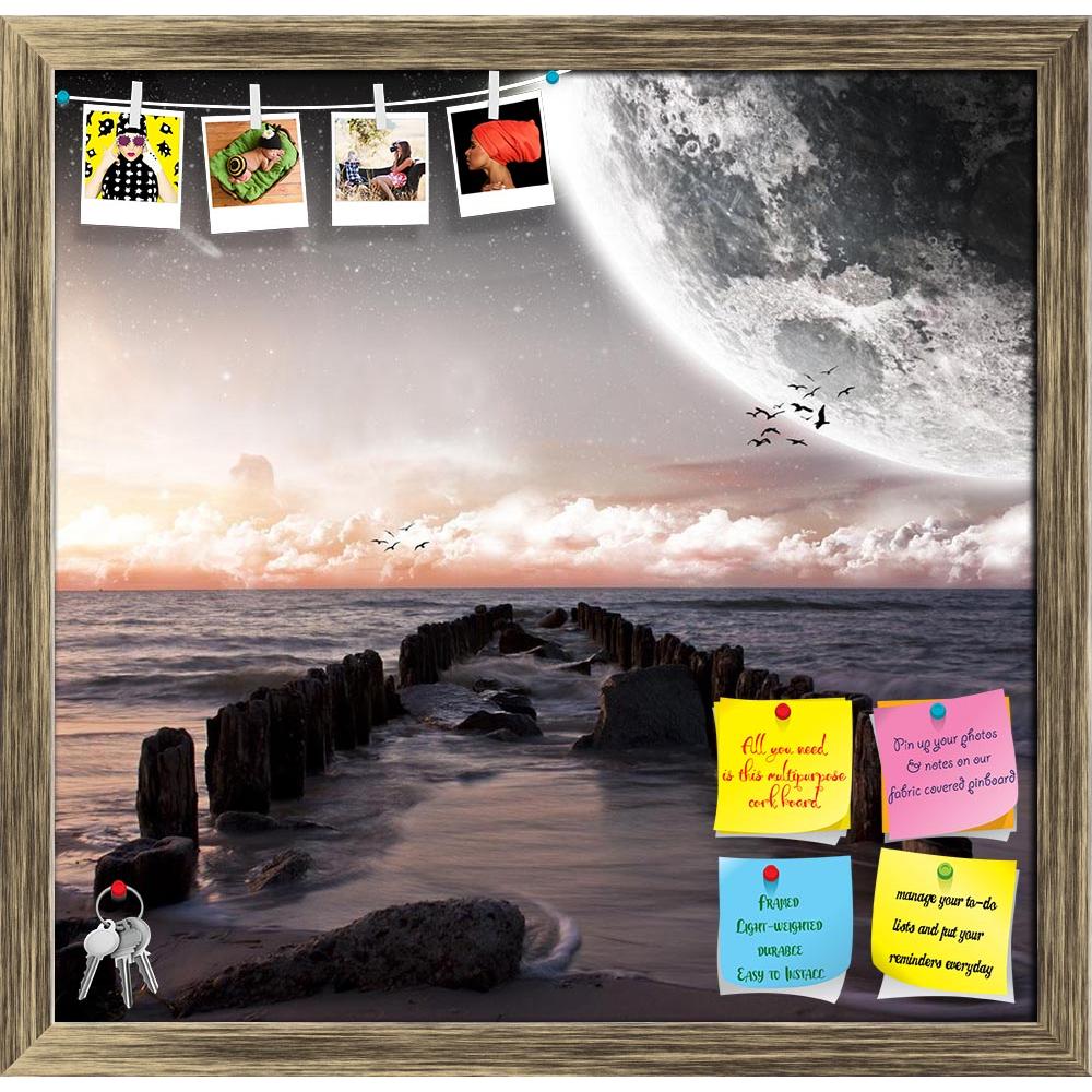 ArtzFolio Planet Landscape View From A Beautiful Beach D1 Printed Bulletin Board Notice Pin Board Soft Board | Framed-Bulletin Boards Framed-AZSAO14975041BLB_FR_L-Image Code 5001444 Vishnu Image Folio Pvt Ltd, IC 5001444, ArtzFolio, Bulletin Boards Framed, Fantasy, Landscapes, Digital Art, planet, landscape, view, from, a, beautiful, beach, d1, printed, bulletin, board, notice, pin, soft, framed, pin up board, push pin board, extra large cork board, big pin board, notice board, small bulletin board, cork bo