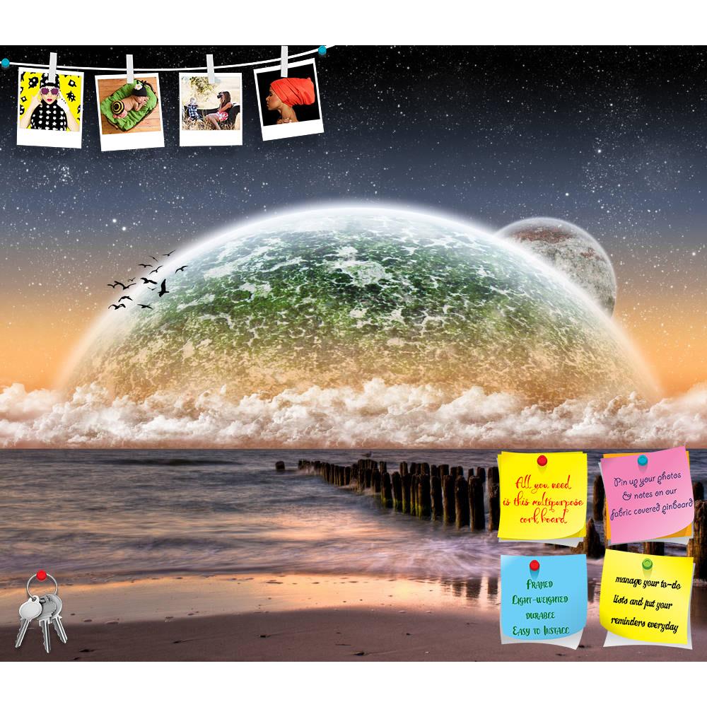 ArtzFolio Planet Landscape View From A Beautiful Beach D2 Printed Bulletin Board Notice Pin Board Soft Board | Frameless-Bulletin Boards Frameless-AZSAO14975056BLB_FL_L-Image Code 5001445 Vishnu Image Folio Pvt Ltd, IC 5001445, ArtzFolio, Bulletin Boards Frameless, Fantasy, Landscapes, Digital Art, planet, landscape, view, from, a, beautiful, beach, d2, printed, bulletin, board, notice, pin, soft, frameless, pin up board, push pin board, extra large cork board, big pin board, notice board, small bulletin bo