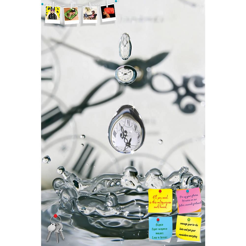 ArtzFolio Drop Of Time Play With Water & Clocks Printed Bulletin Board Notice Pin Board Soft Board | Frameless-Bulletin Boards Frameless-AZSAO15034776BLB_FL_L-Image Code 5001456 Vishnu Image Folio Pvt Ltd, IC 5001456, ArtzFolio, Bulletin Boards Frameless, Abstract, Surrealism, Digital Art, drop, of, time, play, with, water, clocks, printed, bulletin, board, notice, pin, soft, frameless, pin up board, push pin board, extra large cork board, big pin board, notice board, small bulletin board, cork board, wall 