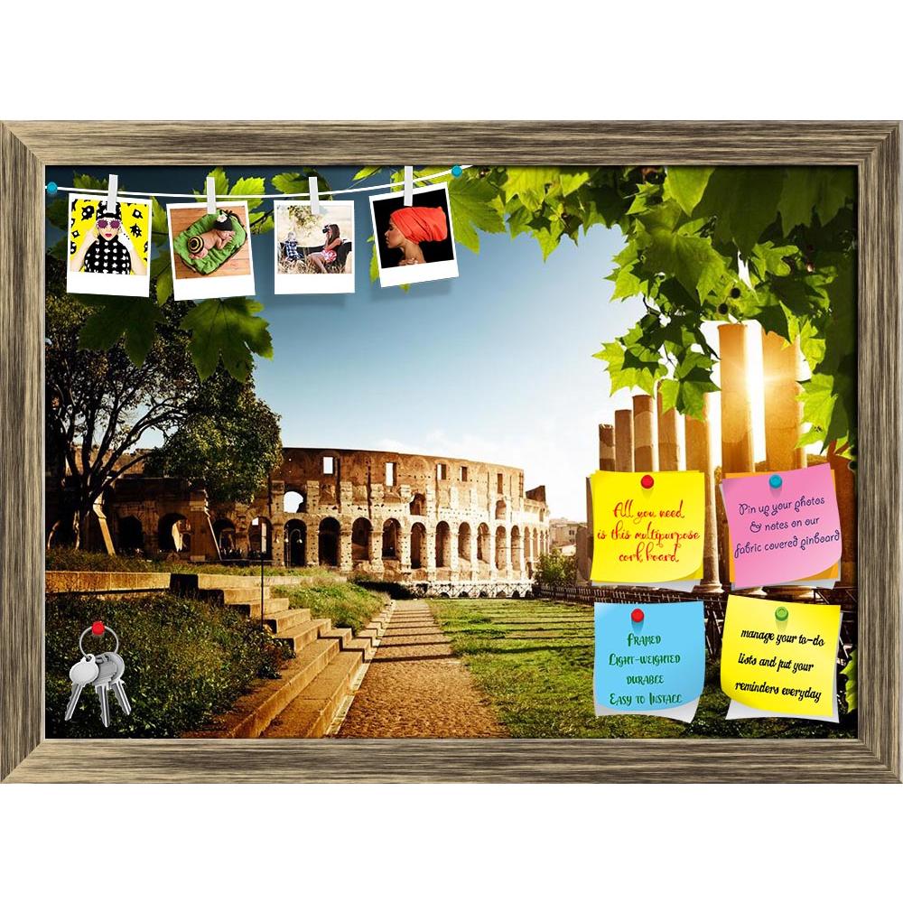 ArtzFolio Colosseum In Rome Italy Printed Bulletin Board Notice Pin Board Soft Board | Framed-Bulletin Boards Framed-AZSAO15091371BLB_FR_L-Image Code 5001472 Vishnu Image Folio Pvt Ltd, IC 5001472, ArtzFolio, Bulletin Boards Framed, Places, Photography, colosseum, in, rome, italy, printed, bulletin, board, notice, pin, soft, framed, pin up board, push pin board, extra large cork board, big pin board, notice board, small bulletin board, cork board, wall notice board, giant cork board, bulletin board, office 