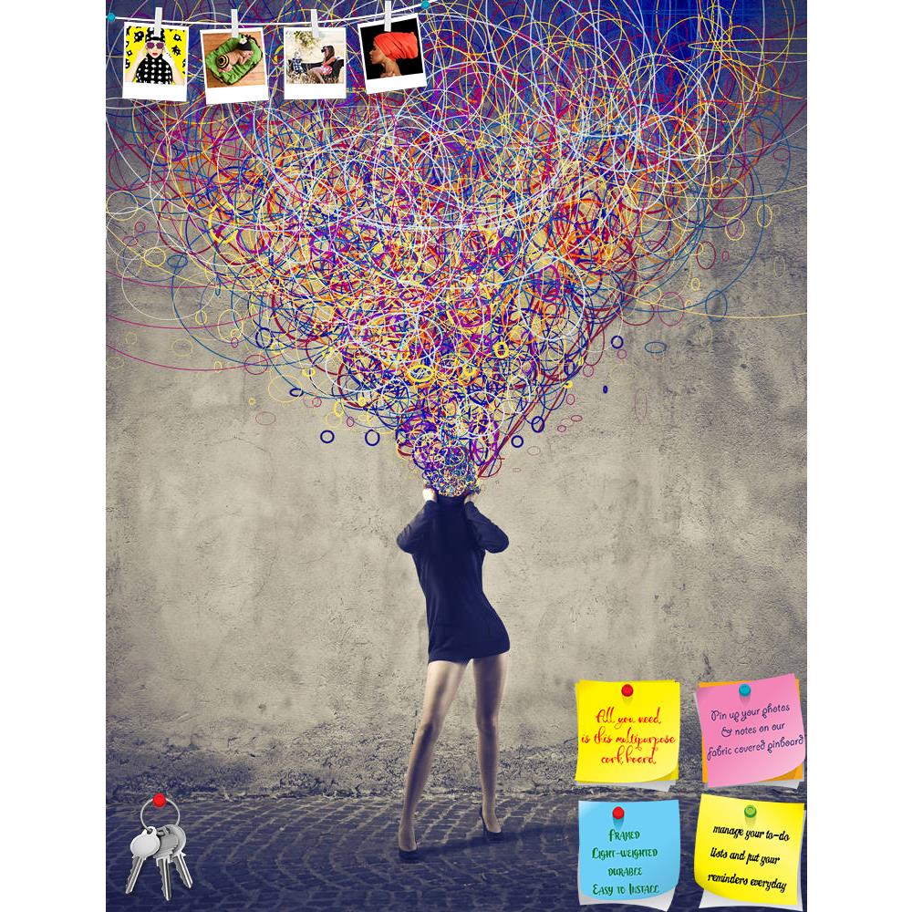 ArtzFolio Woman With Multitude Of Colors D1 Printed Bulletin Board Notice Pin Board Soft Board | Frameless-Bulletin Boards Frameless-AZSAO15112611BLB_FL_L-Image Code 5001481 Vishnu Image Folio Pvt Ltd, IC 5001481, ArtzFolio, Bulletin Boards Frameless, Conceptual, Figurative, Digital Art, woman, with, multitude, of, colors, d1, printed, bulletin, board, notice, pin, soft, frameless, allowing, escape, body, pin up board, push pin board, extra large cork board, big pin board, notice board, small bulletin board