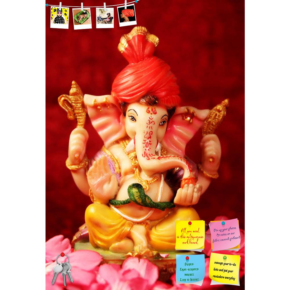 ArtzFolio Lord Ganesh D5 Printed Bulletin Board Notice Pin Board Soft Board | Frameless-Bulletin Boards Frameless-AZSAO15123471BLB_FL_L-Image Code 5001482 Vishnu Image Folio Pvt Ltd, IC 5001482, ArtzFolio, Bulletin Boards Frameless, Religious, Photography, lord, ganesh, d5, printed, bulletin, board, notice, pin, soft, frameless, ganesha, pin up board, push pin board, extra large cork board, big pin board, notice board, small bulletin board, cork board, wall notice board, giant cork board, bulletin board, of