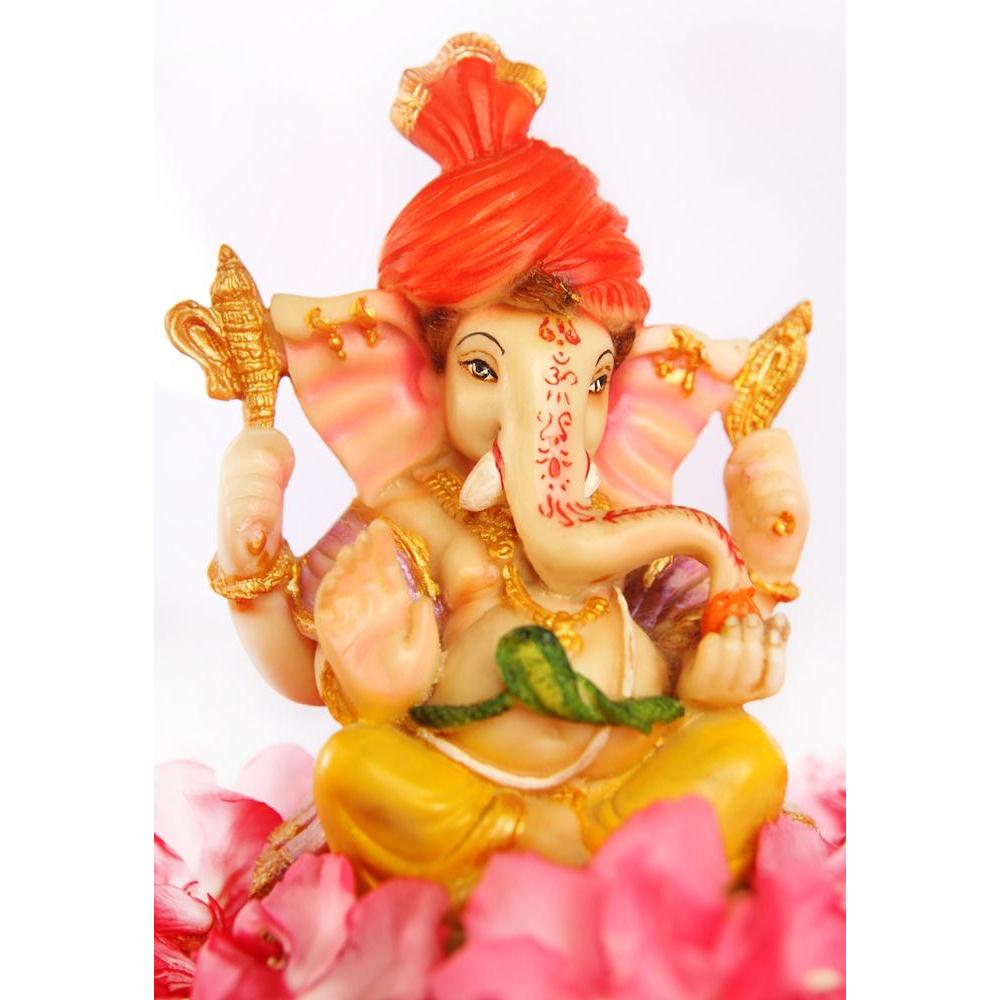 Hindu God Ganesh Canvas Painting Synthetic Frame-Paintings MDF Framing-AFF_FR-IC 5001483 IC 5001483, Art and Paintings, Asian, Culture, Ethnic, Festivals, Festivals and Occasions, Festive, God Ganesh, Hinduism, Icons, Indian, Religion, Religious, Spiritual, Traditional, Tribal, World Culture, hindu, god, ganesh, canvas, painting, synthetic, frame, ganesha, vinayaka, lord, art, asia, aum, belief, bless, blessing, carved, colourful, decoration, deity, destroyer, devotion, divine, elephant, faith, festival, fi