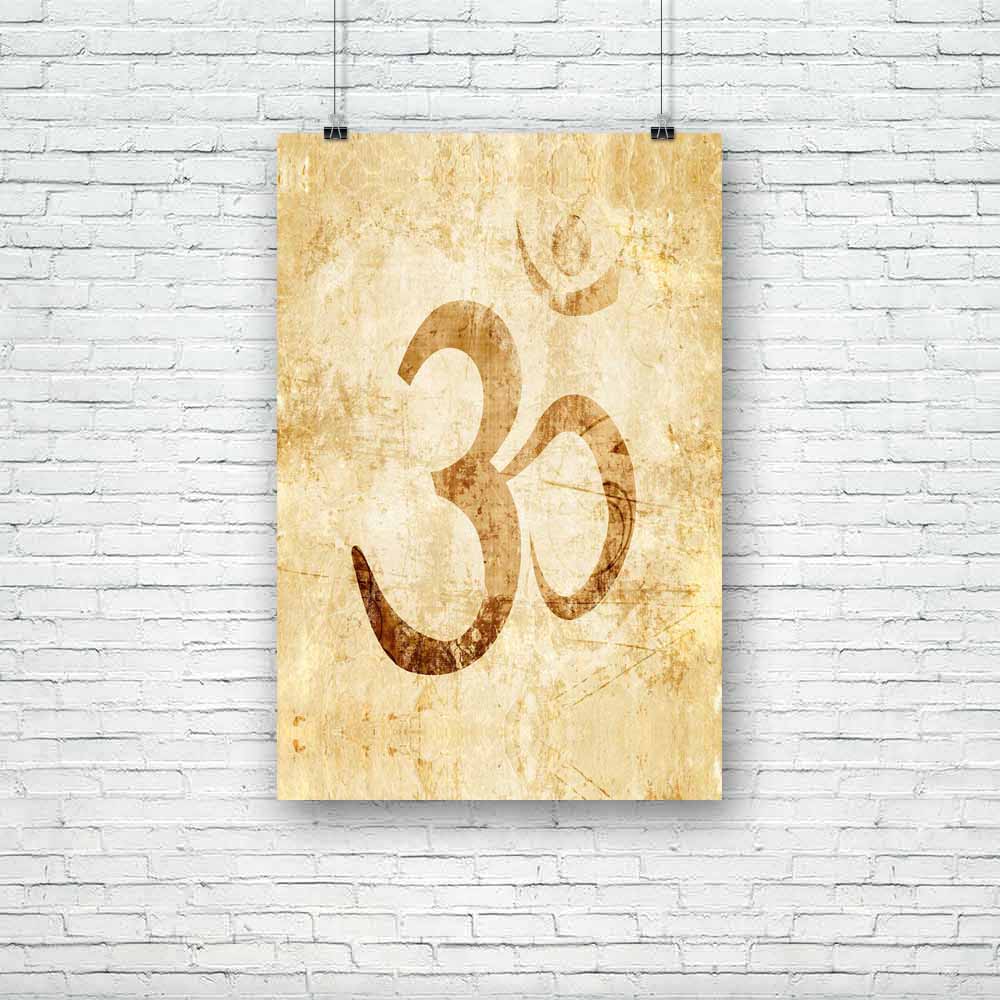 Om Symbol D4 Unframed Paper Poster-Paper Posters Unframed-POS_UN-IC 5001490 IC 5001490, Ancient, Asian, Buddhism, God Buddha, God Shiv, Health, Hinduism, Historical, Illustrations, Indian, Medieval, Religion, Religious, Signs, Signs and Symbols, Spiritual, Symbols, Vintage, om, symbol, d4, unframed, paper, poster, mantra, asia, aum, background, buddha, buddhist, chakra, damaged, dao, design, east, eternal, force, god, goddess, grunge, grungy, guru, hindu, illustration, india, meditation, mystic, mysticism, 
