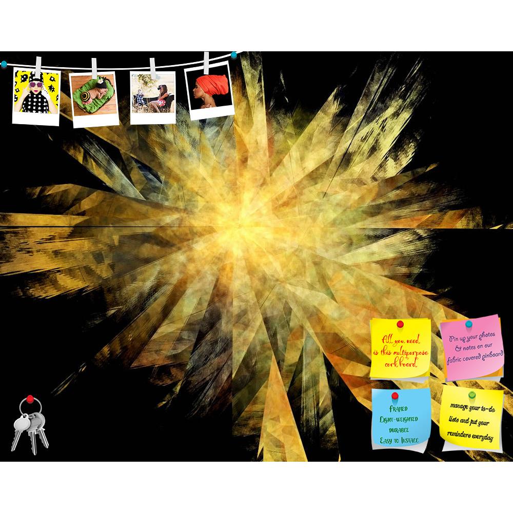 ArtzFolio Abstract Golden Shatter Explosion Effect Printed Bulletin Board Notice Pin Board Soft Board | Frameless-Bulletin Boards Frameless-AZSAO15153444BLB_FL_L-Image Code 5001492 Vishnu Image Folio Pvt Ltd, IC 5001492, ArtzFolio, Bulletin Boards Frameless, Abstract, Digital Art, golden, shatter, explosion, effect, printed, bulletin, board, notice, pin, soft, frameless, black, background, pin up board, push pin board, extra large cork board, big pin board, notice board, small bulletin board, cork board, wa