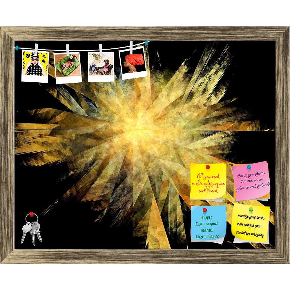 ArtzFolio Abstract Golden Shatter Explosion Effect Printed Bulletin Board Notice Pin Board Soft Board | Framed-Bulletin Boards Framed-AZSAO15153444BLB_FR_L-Image Code 5001492 Vishnu Image Folio Pvt Ltd, IC 5001492, ArtzFolio, Bulletin Boards Framed, Abstract, Digital Art, golden, shatter, explosion, effect, printed, bulletin, board, notice, pin, soft, framed, black, background, pin up board, push pin board, extra large cork board, big pin board, notice board, small bulletin board, cork board, wall notice bo