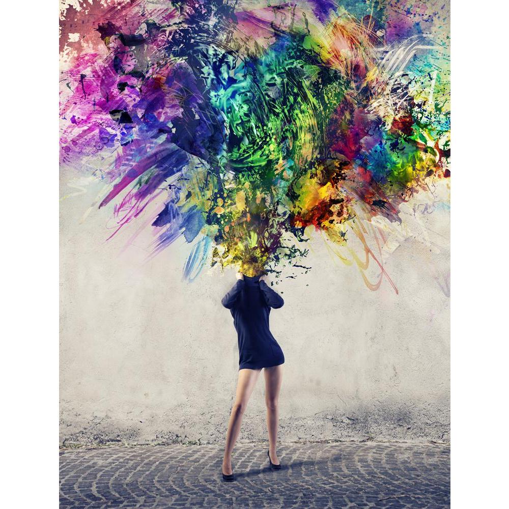 Woman With Multitude Of Colors Canvas Painting Synthetic Frame-Paintings MDF Framing-AFF_FR-IC 5001493 IC 5001493, Art and Paintings, Asian, Botanical, Calligraphy, Circle, Fashion, Floral, Flowers, Illustrations, Nature, Signs, Signs and Symbols, woman, with, multitude, of, colors, canvas, painting, synthetic, frame, brain, explosion, mind, color, imagine, art, artistic, back, background, body, caucasian, concept, confusion, cover, design, draw, dream, dress, drop, female, flower, girl, idea, illustration,