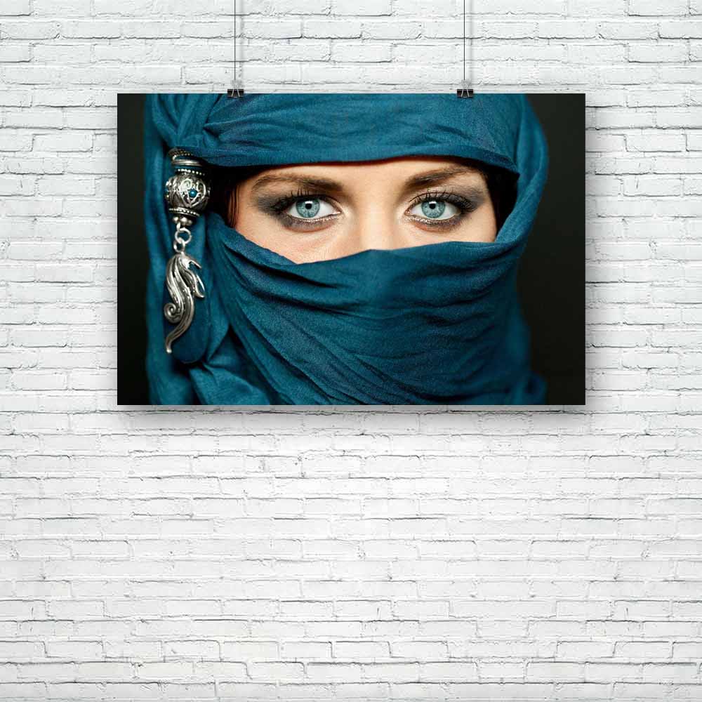 Arabic Woman In Traditional Islamic Cloth Niqab Unframed Paper Poster-Paper Posters Unframed-POS_UN-IC 5001497 IC 5001497, Allah, Arabic, Culture, Ethnic, Individuals, Islam, People, Portraits, Traditional, Tribal, World Culture, woman, in, islamic, cloth, niqab, unframed, paper, poster, hijab, burka, girl, muslim, arab, women, abaya, beautiful, beauty, blue, burqa, chador, closeup, detail, dress, exotic, exoticism, expression, eye, face, female, glance, happy, head, look, looking, one, person, portrait, po
