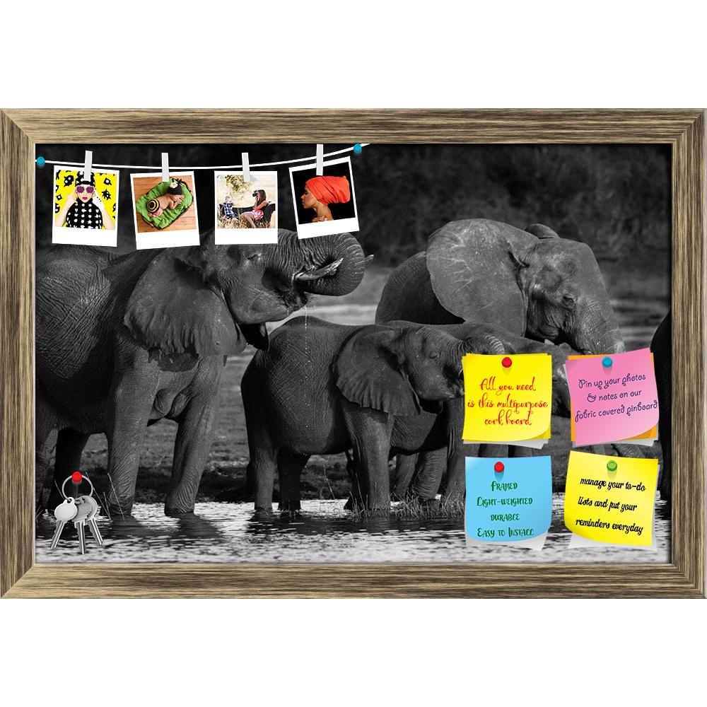ArtzFolio Elephants D2 Printed Bulletin Board Notice Pin Board Soft Board | Framed-Bulletin Boards Framed-AZSAO15193387BLB_FR_L-Image Code 5001498 Vishnu Image Folio Pvt Ltd, IC 5001498, ArtzFolio, Bulletin Boards Framed, Animals, Photography, elephants, d2, printed, bulletin, board, notice, pin, soft, framed, black, white, pin up board, push pin board, extra large cork board, big pin board, notice board, small bulletin board, cork board, wall notice board, giant cork board, bulletin board, office notice bo