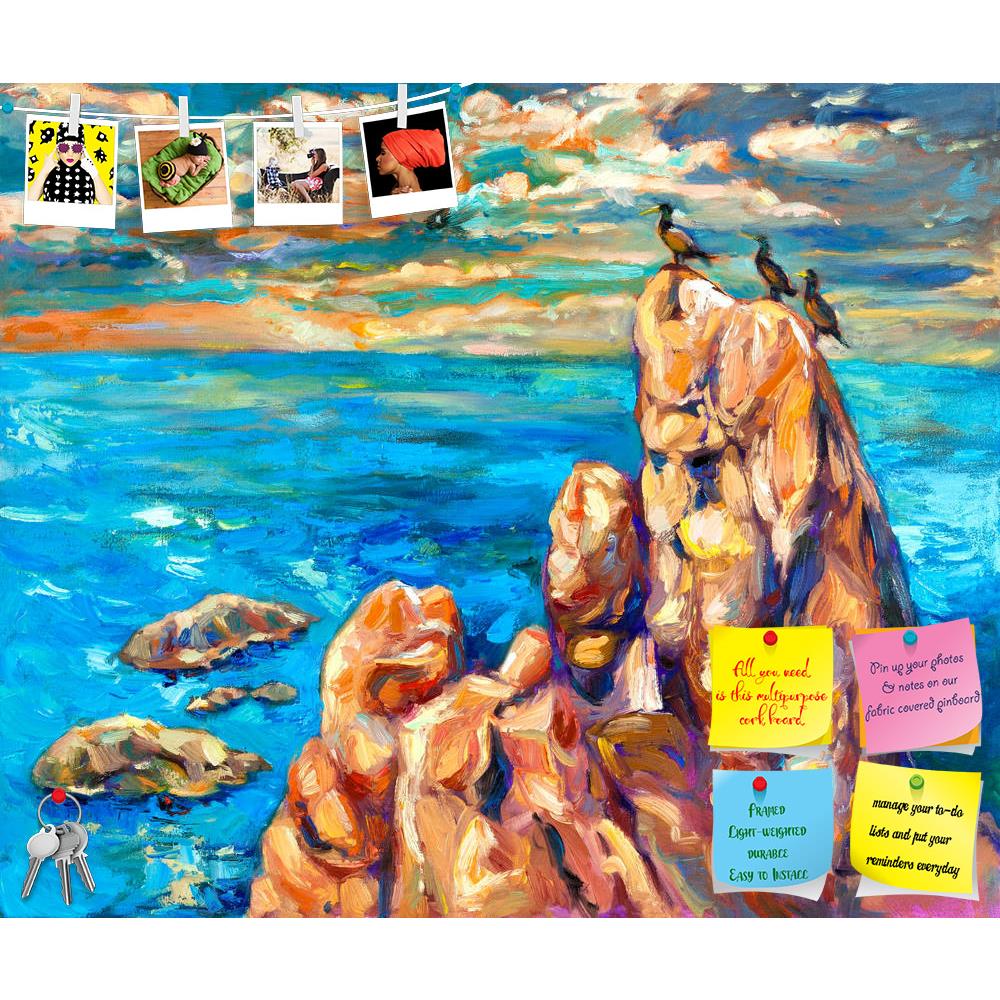 ArtzFolio Artwork Of Ocean Cliffs & Birds Printed Bulletin Board Notice Pin Board Soft Board | Frameless-Bulletin Boards Frameless-AZSAO15199603BLB_FL_L-Image Code 5001505 Vishnu Image Folio Pvt Ltd, IC 5001505, ArtzFolio, Bulletin Boards Frameless, Landscapes, Fine Art Reprint, artwork, of, ocean, cliffs, birds, printed, bulletin, board, notice, pin, soft, frameless, original, oil, painting, oceansea, canvas.modern, impressionism, pin up board, push pin board, extra large cork board, big pin board, notice 