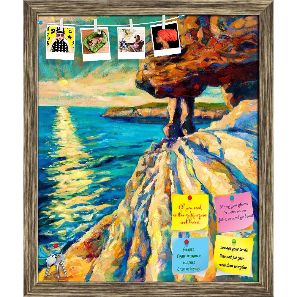 ArtzFolio Artwork Of Ocean & Cliffs D1 Printed Bulletin Board Notice Pin Board Soft Board | Framed-Bulletin Boards Framed-AZSAO15199607BLB_FR_L-Image Code 5001506 Vishnu Image Folio Pvt Ltd, IC 5001506, ArtzFolio, Bulletin Boards Framed, Landscapes, Fine Art Reprint, artwork, of, ocean, cliffs, d1, printed, bulletin, board, notice, pin, soft, framed, original, oil, painting, oceansea, canvas.modern, impressionism, pin up board, push pin board, extra large cork board, big pin board, notice board, small bulle
