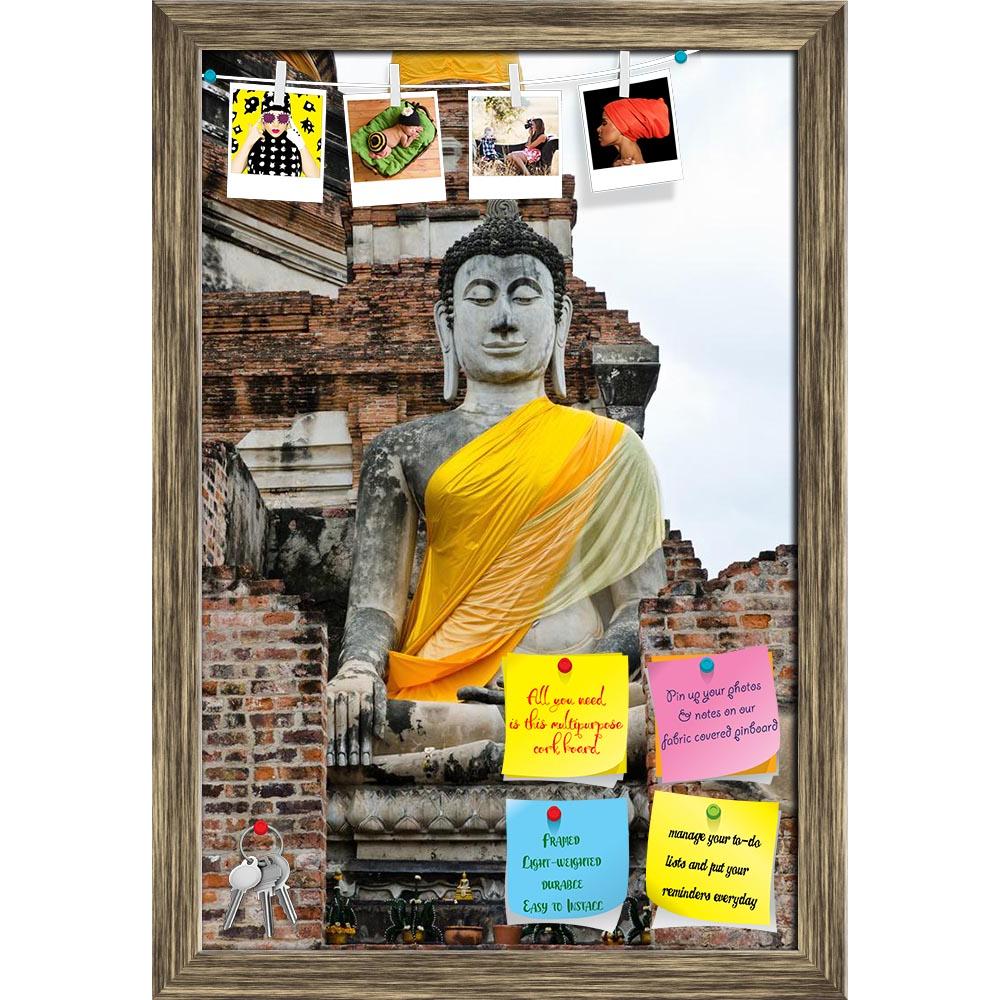 ArtzFolio Buddha Ayutthaya Thailand Printed Bulletin Board Notice Pin Board Soft Board | Framed-Bulletin Boards Framed-AZSAO15205715BLB_FR_L-Image Code 5001511 Vishnu Image Folio Pvt Ltd, IC 5001511, ArtzFolio, Bulletin Boards Framed, Places, Religious, Photography, buddha, ayutthaya, thailand, printed, bulletin, board, notice, pin, soft, framed, old, stone, statue, temple, pin up board, push pin board, extra large cork board, big pin board, notice board, small bulletin board, cork board, wall notice board,