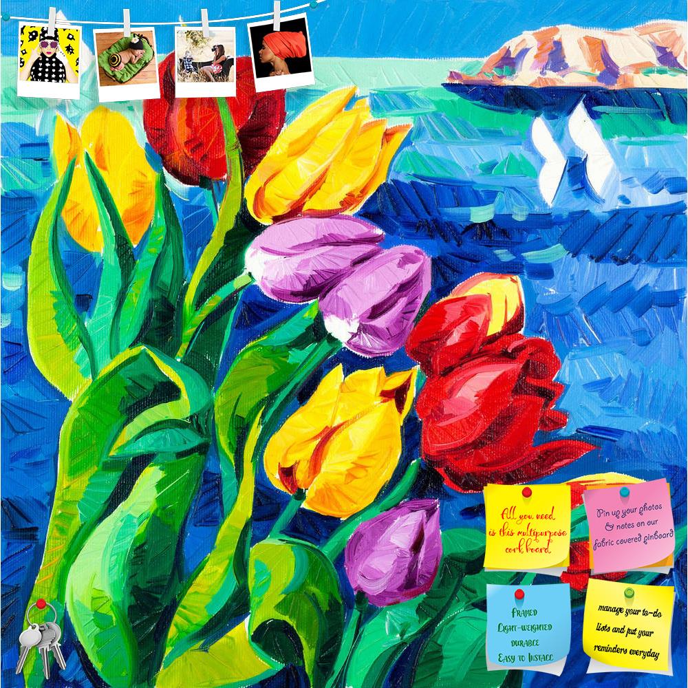 ArtzFolio Beautiful Tulips In Front Of Ocean Printed Bulletin Board Notice Pin Board Soft Board | Frameless-Bulletin Boards Frameless-AZSAO15209759BLB_FL_L-Image Code 5001517 Vishnu Image Folio Pvt Ltd, IC 5001517, ArtzFolio, Bulletin Boards Frameless, Floral, Fine Art Reprint, beautiful, tulips, in, front, of, ocean, printed, bulletin, board, notice, pin, soft, frameless, original, oil, painting, tulipstulipa, canvas.modern, impressionism, pin up board, push pin board, extra large cork board, big pin board