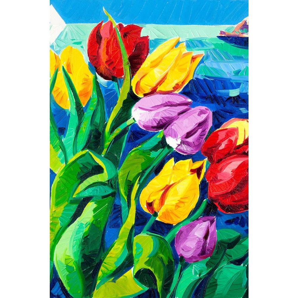 ArtzFolio Beautiful Tulips In Front Of Ocean Unframed Paper Poster-Paper Posters Unframed-AZART15209759POS_UN_L-Image Code 5001517 Vishnu Image Folio Pvt Ltd, IC 5001517, ArtzFolio, Paper Posters Unframed, Floral, Fine Art Reprint, beautiful, tulips, in, front, of, ocean, unframed, paper, poster, wall, large, size, for, living, room, home, decoration, big, framed, decor, posters, pitaara, box, modern, art, with, frame, bedroom, amazonbasics, door, drawing, small, decorative, office, reception, multiple, fri