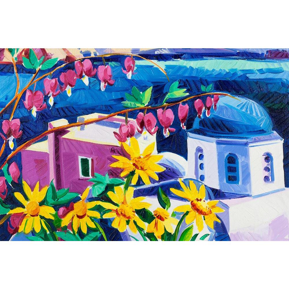 ArtzFolio Blue Churches & White Houses At Santorini Island D2 Unframed Paper Poster-Paper Posters Unframed-AZART15209762POS_UN_L-Image Code 5001519 Vishnu Image Folio Pvt Ltd, IC 5001519, ArtzFolio, Paper Posters Unframed, Landscapes, Places, Fine Art Reprint, blue, churches, white, houses, at, santorini, island, d2, unframed, paper, poster, wall, large, size, for, living, room, home, decoration, big, framed, decor, posters, pitaara, box, modern, art, with, frame, bedroom, amazonbasics, door, drawing, small