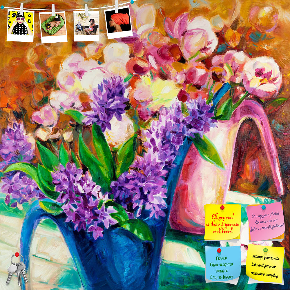 ArtzFolio Bowl Of Fresh Flowers Printed Bulletin Board Notice Pin Board Soft Board | Frameless-Bulletin Boards Frameless-AZSAO15209763BLB_FL_L-Image Code 5001520 Vishnu Image Folio Pvt Ltd, IC 5001520, ArtzFolio, Bulletin Boards Frameless, Floral, Still Life, Fine Art Reprint, bowl, of, fresh, flowers, printed, bulletin, board, notice, pin, soft, frameless, original, oil, painting, beautiful, vase, canvas.modern, impressionism, pin up board, push pin board, extra large cork board, big pin board, notice boar