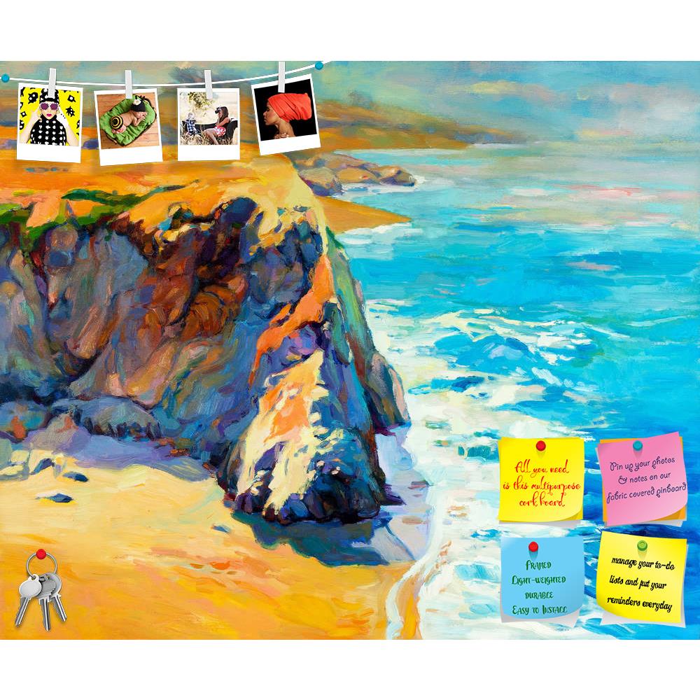 ArtzFolio Ocean Coast & Cliffs Printed Bulletin Board Notice Pin Board Soft Board | Frameless-Bulletin Boards Frameless-AZSAO15209764BLB_FL_L-Image Code 5001521 Vishnu Image Folio Pvt Ltd, IC 5001521, ArtzFolio, Bulletin Boards Frameless, Landscapes, Fine Art Reprint, ocean, coast, cliffs, printed, bulletin, board, notice, pin, soft, frameless, original, oil, painting, oceansea, canvas.modern, impressionism, pin up board, push pin board, extra large cork board, big pin board, notice board, small bulletin bo