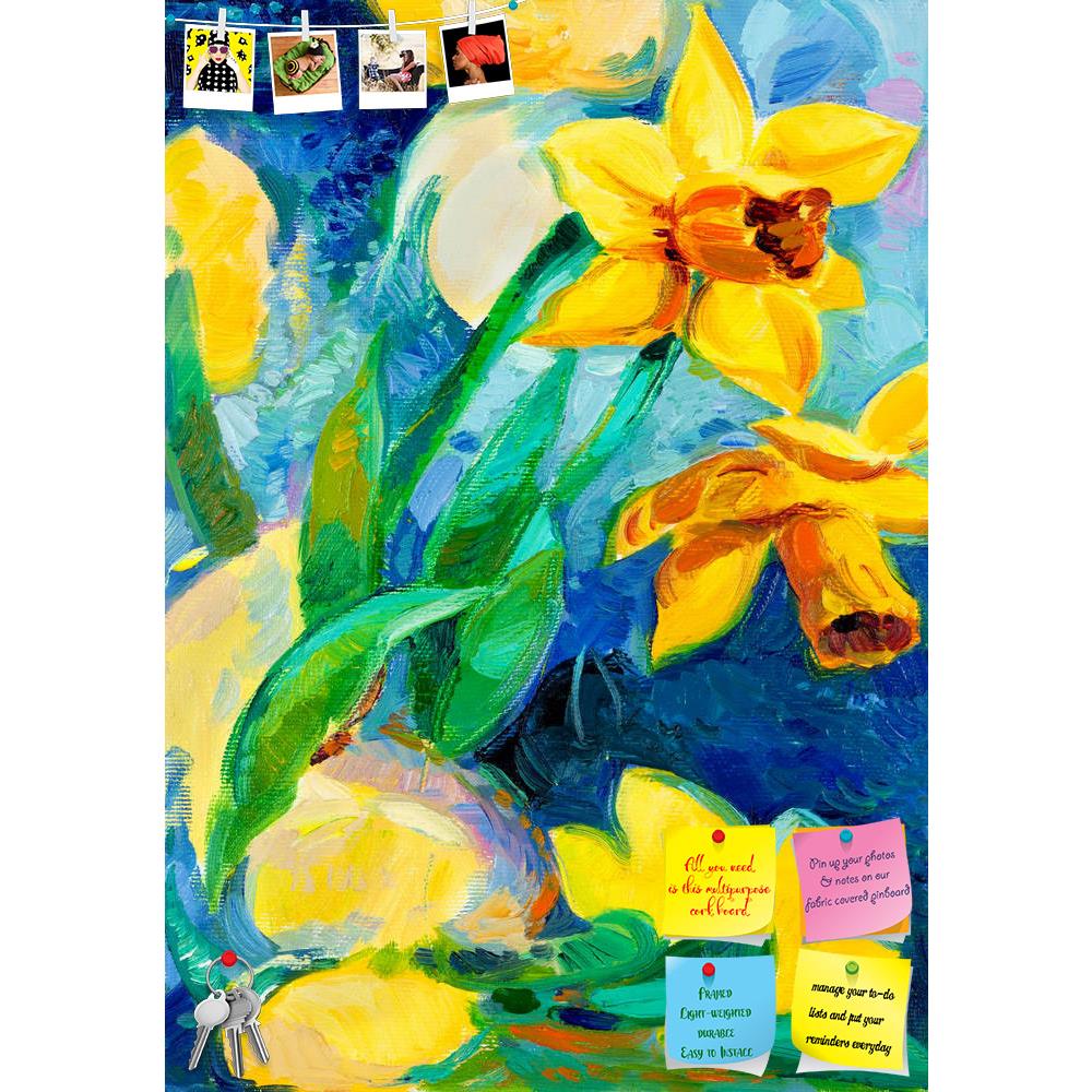ArtzFolio Beautiful Daffodil Flowers Printed Bulletin Board Notice Pin Board Soft Board | Frameless-Bulletin Boards Frameless-AZSAO15209789BLB_FL_L-Image Code 5001524 Vishnu Image Folio Pvt Ltd, IC 5001524, ArtzFolio, Bulletin Boards Frameless, Floral, Fine Art Reprint, beautiful, daffodil, flowers, printed, bulletin, board, notice, pin, soft, frameless, original, oil, painting, front, ocean, canvas.modern, impressionism, pin up board, push pin board, extra large cork board, big pin board, notice board, sma
