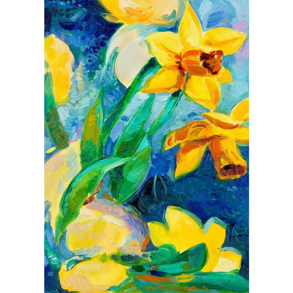 Pitaara Box Beautiful Daffodil Flowers Unframed Canvas Painting-Paintings Unframed Regular-PBART15209789AFF_UN_L-Image Code 5001524 Vishnu Image Folio Pvt Ltd, IC 5001524, Pitaara Box, Paintings Unframed Regular, Floral, Fine Art Reprint, beautiful, daffodil, flowers, unframed, canvas, painting, original, oil, front, ocean, canvas.modern, impressionism, large size canvas print, wall painting for living room without frame, decorative wall painting, artzfolio, large poster, unframed canvas painting, wall pain
