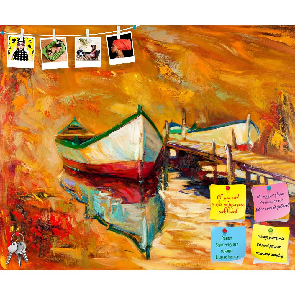 ArtzFolio Boats & Jetty D1 Printed Bulletin Board Notice Pin Board Soft Board | Frameless-Bulletin Boards Frameless-AZSAO15209792BLB_FL_L-Image Code 5001527 Vishnu Image Folio Pvt Ltd, IC 5001527, ArtzFolio, Bulletin Boards Frameless, Landscapes, Fine Art Reprint, boats, jetty, d1, printed, bulletin, board, notice, pin, soft, frameless, original, oil, painting, jettypier, canvas.sunset, ocean.modern, impressionism, pin up board, push pin board, extra large cork board, big pin board, notice board, small bull