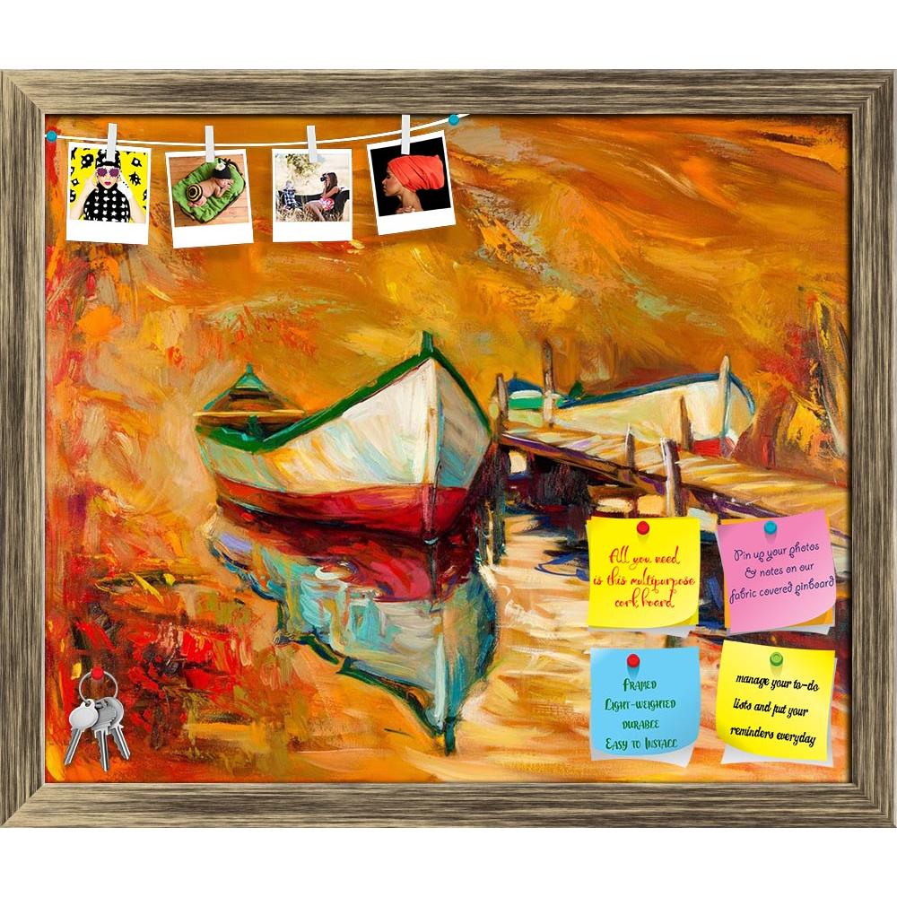 ArtzFolio Boats & Jetty D1 Printed Bulletin Board Notice Pin Board Soft Board | Framed-Bulletin Boards Framed-AZSAO15209792BLB_FR_L-Image Code 5001527 Vishnu Image Folio Pvt Ltd, IC 5001527, ArtzFolio, Bulletin Boards Framed, Landscapes, Fine Art Reprint, boats, jetty, d1, printed, bulletin, board, notice, pin, soft, framed, original, oil, painting, jettypier, canvas.sunset, ocean.modern, impressionism, pin up board, push pin board, extra large cork board, big pin board, notice board, small bulletin board, 