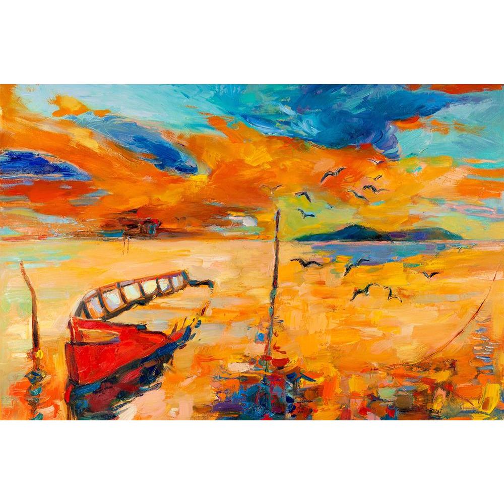 ArtzFolio Boat & Sea Unframed Paper Poster-Paper Posters Unframed-AZART15209802POS_UN_L-Image Code 5001532 Vishnu Image Folio Pvt Ltd, IC 5001532, ArtzFolio, Paper Posters Unframed, Landscapes, Fine Art Reprint, boat, sea, unframed, paper, poster, wall, large, size, for, living, room, home, decoration, big, framed, decor, posters, pitaara, box, modern, art, with, frame, bedroom, amazonbasics, door, drawing, small, decorative, office, reception, multiple, friends, images, reprints, reprint, kids, bathroom, d
