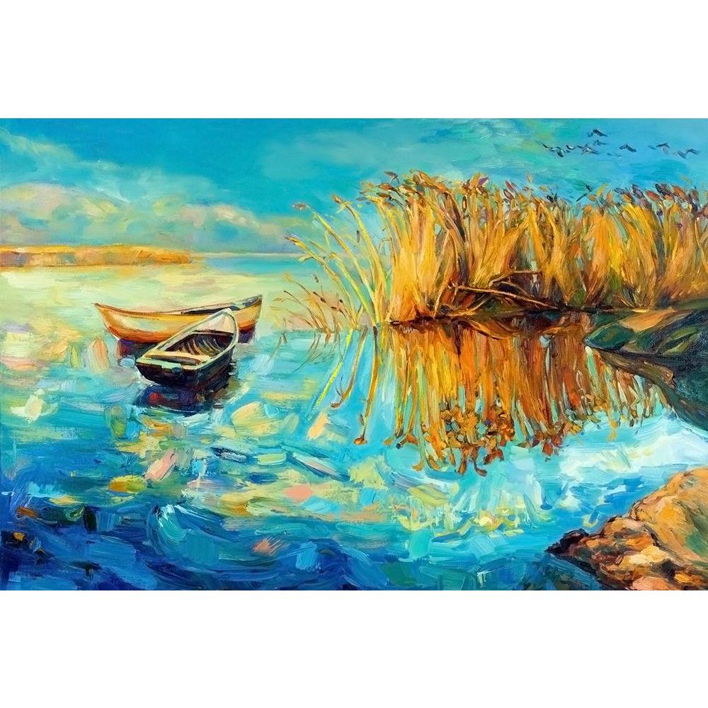 ArtzFolio Boats Beautiful Lake & Fern Unframed Paper Poster-Paper Posters Unframed-AZART15209806POS_UN_L-Image Code 5001533 Vishnu Image Folio Pvt Ltd, IC 5001533, ArtzFolio, Paper Posters Unframed, Landscapes, Fine Art Reprint, boats, beautiful, lake, fern, unframed, paper, poster, wall, large, size, for, living, room, home, decoration, big, framed, decor, posters, pitaara, box, modern, art, with, frame, bedroom, amazonbasics, door, drawing, small, decorative, office, reception, multiple, friends, images, 