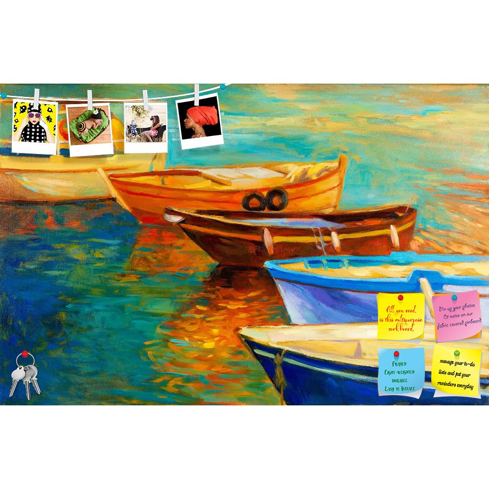 ArtzFolio Boats & Sea D1 Printed Bulletin Board Notice Pin Board Soft Board | Frameless-Bulletin Boards Frameless-AZSAO15209807BLB_FL_L-Image Code 5001534 Vishnu Image Folio Pvt Ltd, IC 5001534, ArtzFolio, Bulletin Boards Frameless, Landscapes, Fine Art Reprint, boats, sea, d1, printed, bulletin, board, notice, pin, soft, frameless, original, oil, painting, canvas.sunset, ocean.modern, impressionism, pin up board, push pin board, extra large cork board, big pin board, notice board, small bulletin board, cor