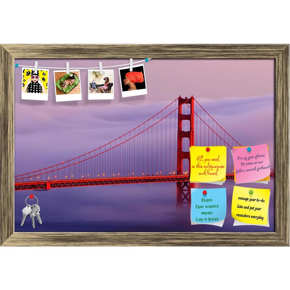 ArtzFolio Golden Gate Bridge With Fog Printed Bulletin Board Notice Pin Board Soft Board | Framed-Bulletin Boards Framed-AZSAO15241832BLB_FR_L-Image Code 5001539 Vishnu Image Folio Pvt Ltd, IC 5001539, ArtzFolio, Bulletin Boards Framed, Places, Photography, golden, gate, bridge, with, fog, printed, bulletin, board, notice, pin, soft, framed, active, architecture, attraction, bay, blue, cars, city, cityscape, cliff, cloud, color, cruise, downtown, dusk, engineering, evening, field, foggy, francisco, grass, g