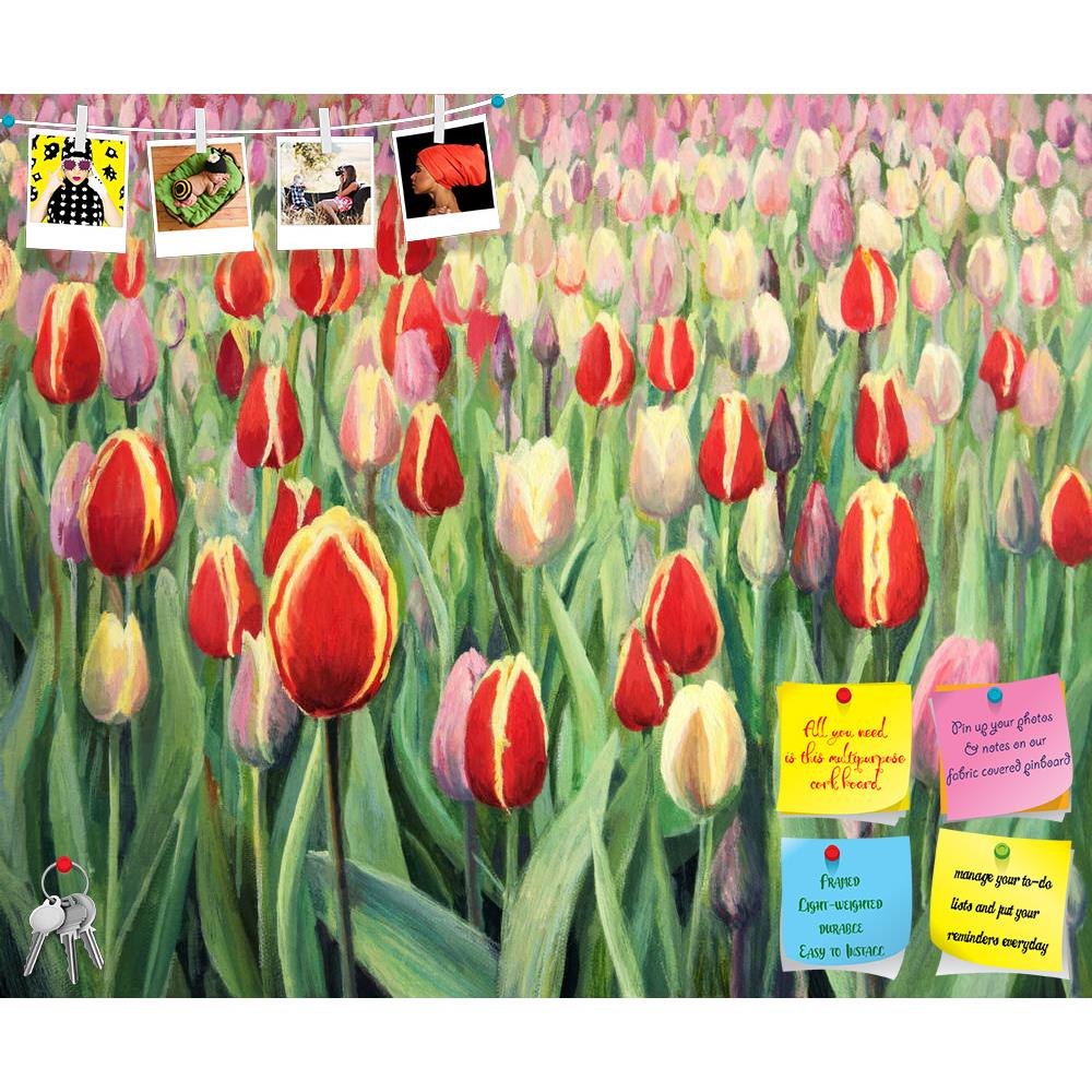 ArtzFolio Colorful Tulips D1 Printed Bulletin Board Notice Pin Board Soft Board | Frameless-Bulletin Boards Frameless-AZSAO15339554BLB_FL_L-Image Code 5001557 Vishnu Image Folio Pvt Ltd, IC 5001557, ArtzFolio, Bulletin Boards Frameless, Floral, Fine Art Reprint, colorful, tulips, d1, printed, bulletin, board, notice, pin, soft, frameless, display, keukenhof, gardens, painted, canvas, me, kiril, stanchev, pin up board, push pin board, extra large cork board, big pin board, notice board, small bulletin board,