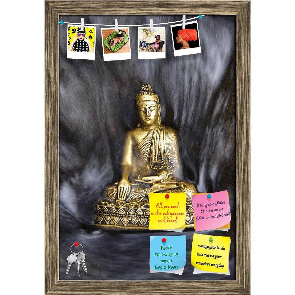 ArtzFolio Chinese Buddha Art D1 Printed Bulletin Board Notice Pin Board Soft Board | Framed-Bulletin Boards Framed-AZSAO15356842BLB_FR_L-Image Code 5001559 Vishnu Image Folio Pvt Ltd, IC 5001559, ArtzFolio, Bulletin Boards Framed, Religious, Photography, chinese, buddha, art, d1, printed, bulletin, board, notice, pin, soft, framed, sculpture, sitting, flowing, water, cascade, pin up board, push pin board, extra large cork board, big pin board, notice board, small bulletin board, cork board, wall notice boar