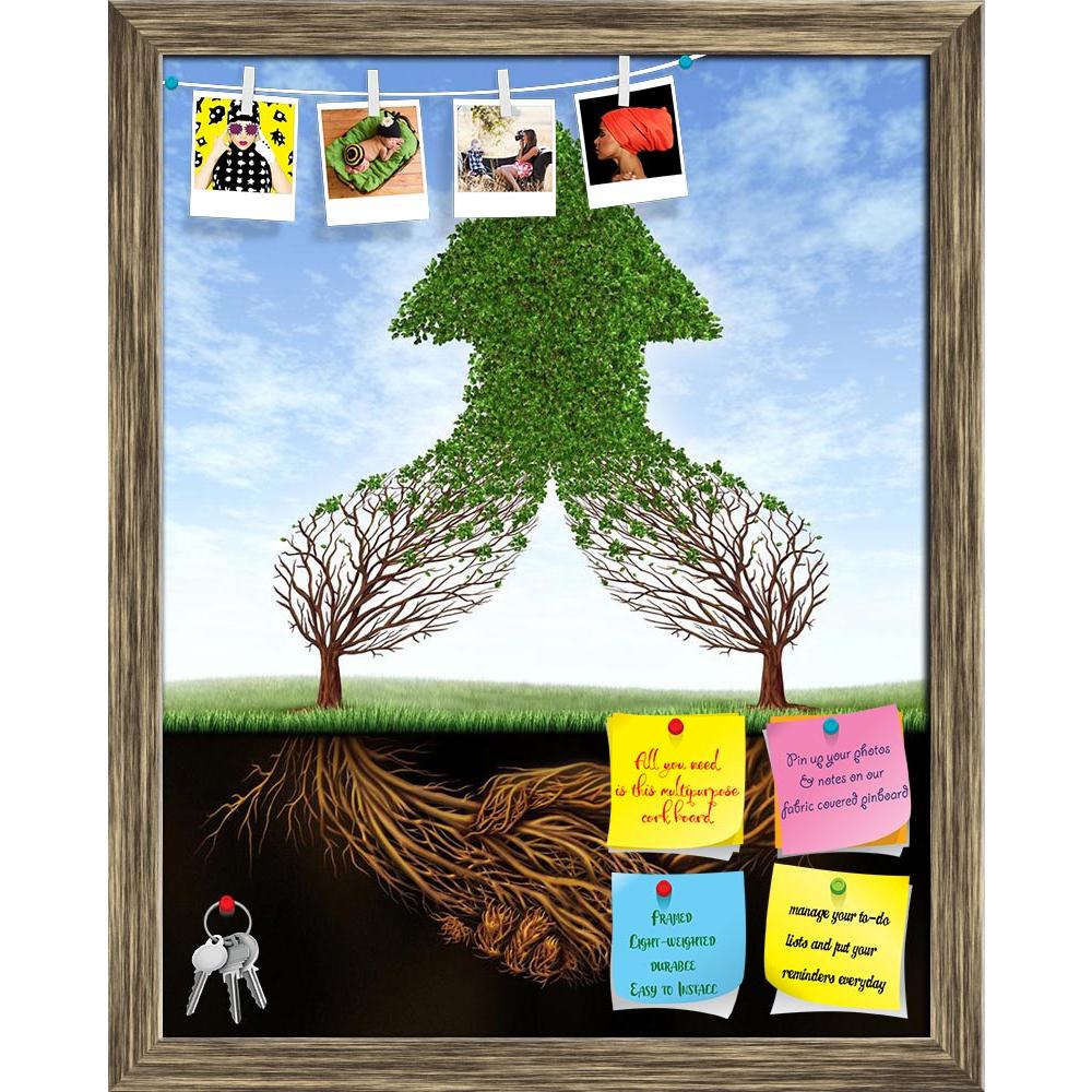 ArtzFolio Business Deal Growth & Team Partnership Printed Bulletin Board Notice Pin Board Soft Board | Framed-Bulletin Boards Framed-AZSAO15418176BLB_FR_L-Image Code 5001570 Vishnu Image Folio Pvt Ltd, IC 5001570, ArtzFolio, Bulletin Boards Framed, Conceptual, Digital Art, business, deal, growth, team, partnership, printed, bulletin, board, notice, pin, soft, framed, roots, two, trees, shape, human, hand, shake, empty, branches, succeding, form, healthy, green, upward, arrow, summer, sky, pin up board, push