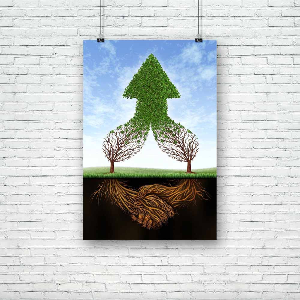 Business Deal Growth & Team Partnership Unframed Paper Poster-Paper Posters Unframed-POS_UN-IC 5001570 IC 5001570, Arrows, Business, Health, People, deal, growth, team, partnership, unframed, paper, poster, roots, merger, strong, foundation, tree, achievement, agreement, arrow, shape, bridging, the, gap, relationship, businessman, communication, community, congratulating, contract, cooperation, decisions, deep, finance, global, communications, greeting, hand, shake, handshake, healthy, investment, leaves, o