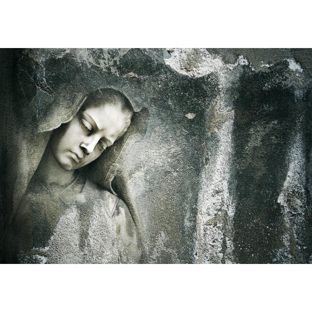 Female Saint Canvas Painting Synthetic Frame-Paintings MDF Framing-AFF_FR-IC 5001571 IC 5001571, Abstract Expressionism, Abstracts, Ancient, Architecture, Art and Paintings, Conceptual, Historical, Individuals, Medieval, Portraits, Semi Abstract, Spiritual, Surrealism, Vintage, female, saint, canvas, painting, synthetic, frame, abstract, antique, architectural, art, artistic, background, beautiful, dark, elegance, elegant, face, grungy, headscarf, horizontal, intense, light, past, portrait, sad, sadness, sc