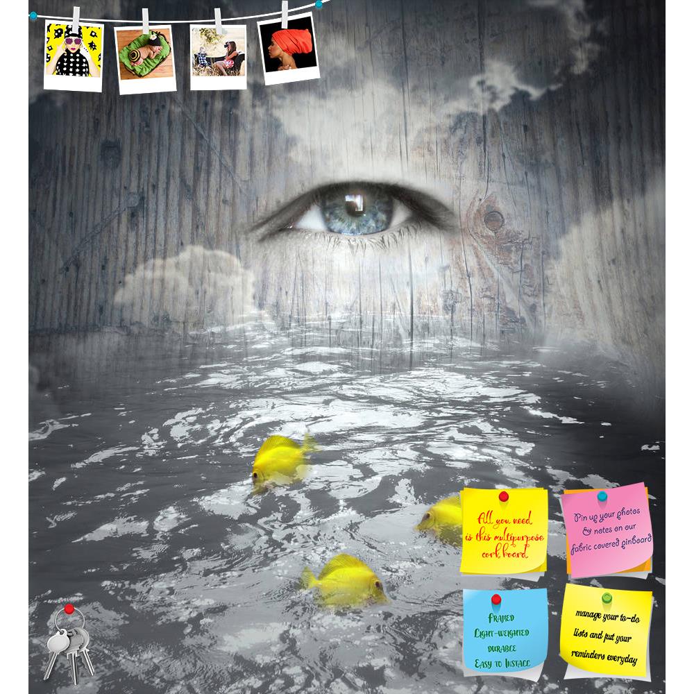 ArtzFolio Human Eye In The Sky Printed Bulletin Board Notice Pin Board Soft Board | Frameless-Bulletin Boards Frameless-AZSAO15461880BLB_FL_L-Image Code 5001576 Vishnu Image Folio Pvt Ltd, IC 5001576, ArtzFolio, Bulletin Boards Frameless, Conceptual, Vintage, Digital Art, human, eye, in, the, sky, printed, bulletin, board, notice, pin, soft, frameless, fantasy, water, fishes, below, pin up board, push pin board, extra large cork board, big pin board, notice board, small bulletin board, cork board, wall noti