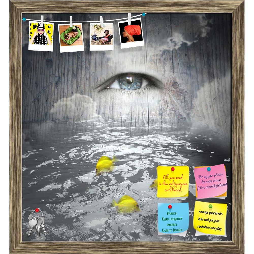 ArtzFolio Human Eye In The Sky Printed Bulletin Board Notice Pin Board Soft Board | Framed-Bulletin Boards Framed-AZSAO15461880BLB_FR_L-Image Code 5001576 Vishnu Image Folio Pvt Ltd, IC 5001576, ArtzFolio, Bulletin Boards Framed, Conceptual, Vintage, Digital Art, human, eye, in, the, sky, printed, bulletin, board, notice, pin, soft, framed, fantasy, water, fishes, below, pin up board, push pin board, extra large cork board, big pin board, notice board, small bulletin board, cork board, wall notice board, gi