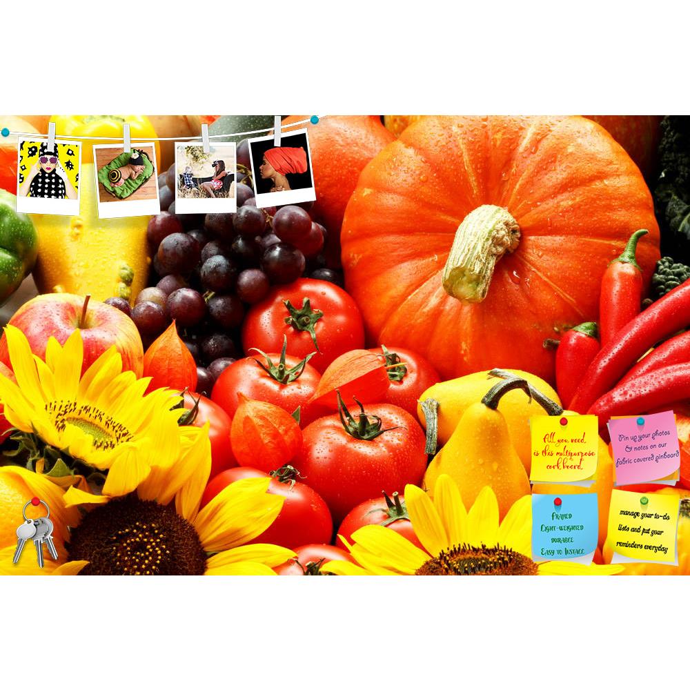 ArtzFolio Veggies Fruits & Flowers Printed Bulletin Board Notice Pin Board Soft Board | Frameless-Bulletin Boards Frameless-AZSAO15505465BLB_FL_L-Image Code 5001586 Vishnu Image Folio Pvt Ltd, IC 5001586, ArtzFolio, Bulletin Boards Frameless, Food & Beverage, Photography, veggies, fruits, flowers, printed, bulletin, board, notice, pin, soft, frameless, heap, autumn, pin up board, push pin board, extra large cork board, big pin board, notice board, small bulletin board, cork board, wall notice board, giant c