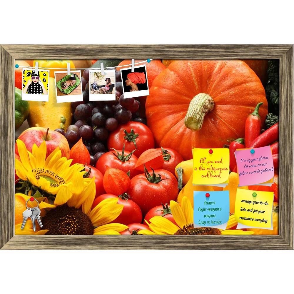 ArtzFolio Veggies Fruits & Flowers Printed Bulletin Board Notice Pin Board Soft Board | Framed-Bulletin Boards Framed-AZSAO15505465BLB_FR_L-Image Code 5001586 Vishnu Image Folio Pvt Ltd, IC 5001586, ArtzFolio, Bulletin Boards Framed, Food & Beverage, Photography, veggies, fruits, flowers, printed, bulletin, board, notice, pin, soft, framed, heap, autumn, pin up board, push pin board, extra large cork board, big pin board, notice board, small bulletin board, cork board, wall notice board, giant cork board, b
