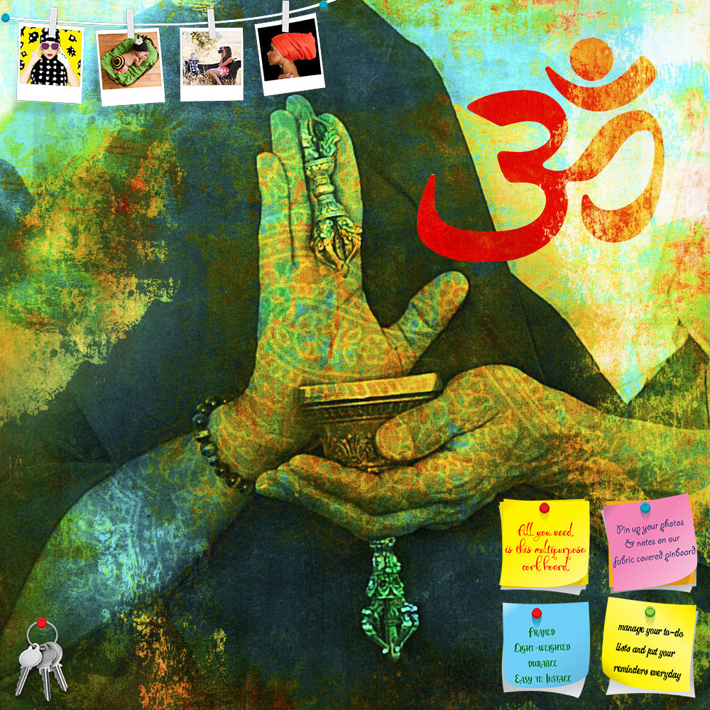 ArtzFolio Om Sign With Buddhist Hands Printed Bulletin Board Notice Pin Board Soft Board | Frameless-Bulletin Boards Frameless-AZSAO15512638BLB_FL_L-Image Code 5001590 Vishnu Image Folio Pvt Ltd, IC 5001590, ArtzFolio, Bulletin Boards Frameless, Religious, Traditional, Photography, om, sign, with, buddhist, hands, printed, bulletin, board, notice, pin, soft, frameless, pin up board, push pin board, extra large cork board, big pin board, notice board, small bulletin board, cork board, wall notice board, gian